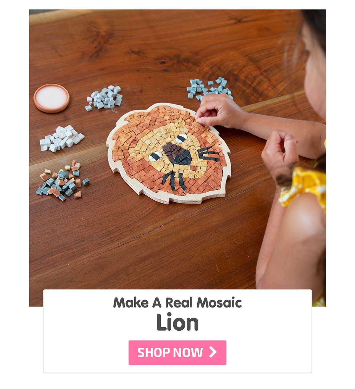 Make A Real Mosaic - Lion