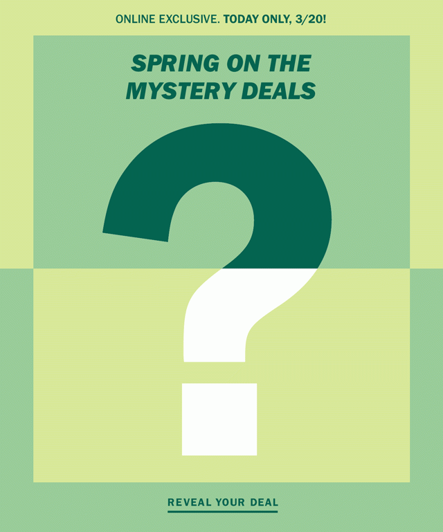 SPRING ON THE MYSTERY DEALS