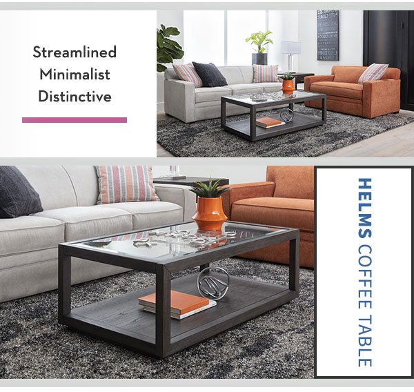 Helms Coffee Table | Streamlined, Minimalist, Distinctive