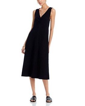 Wilt Fem Cotton Ruched Midi Dress