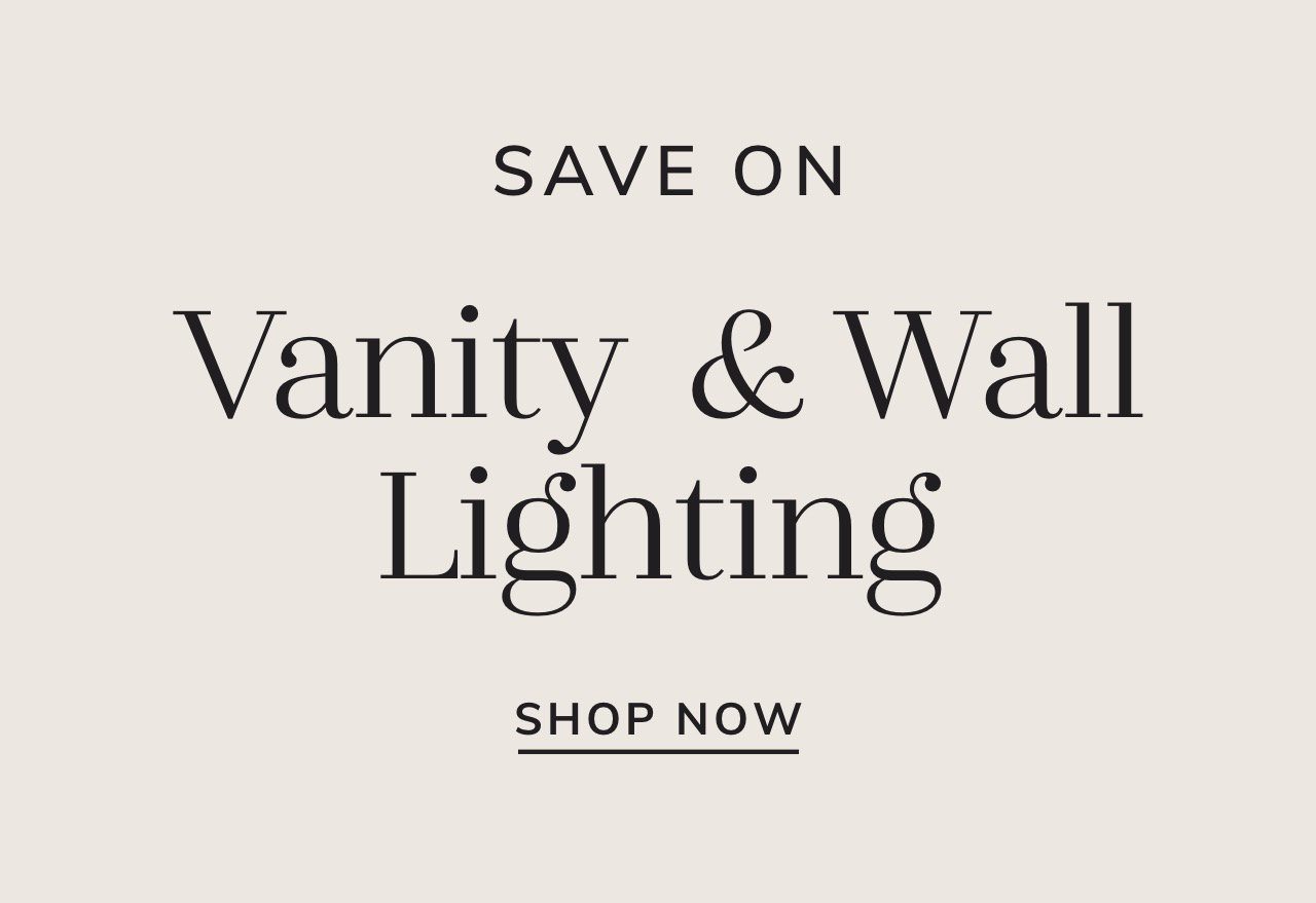 Vanity & Wall Lighting Sale