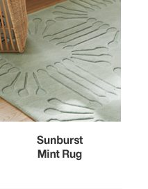 Sunburst Mint Rug