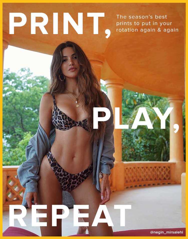 Print, Play, Repeat. The season's best prints to put in your rotation again & again. SHOP PRINTS.