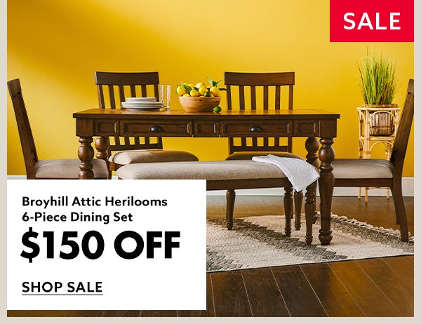 Broyhill Attic Heirlooms 6-Piece Dining Set