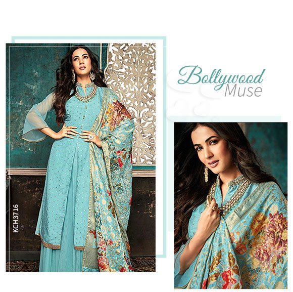 Elegant Bollywood suits for you. Shop!