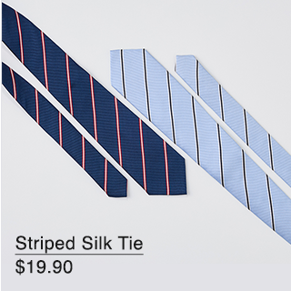 PDP18 - STRIPED SILK TIE