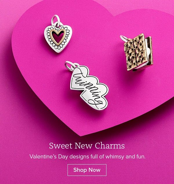 Sweet New Charms - Valentine's Day designs full of whimsy and fun. Shop Now 