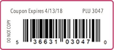 Coupon Expires 4/13/18