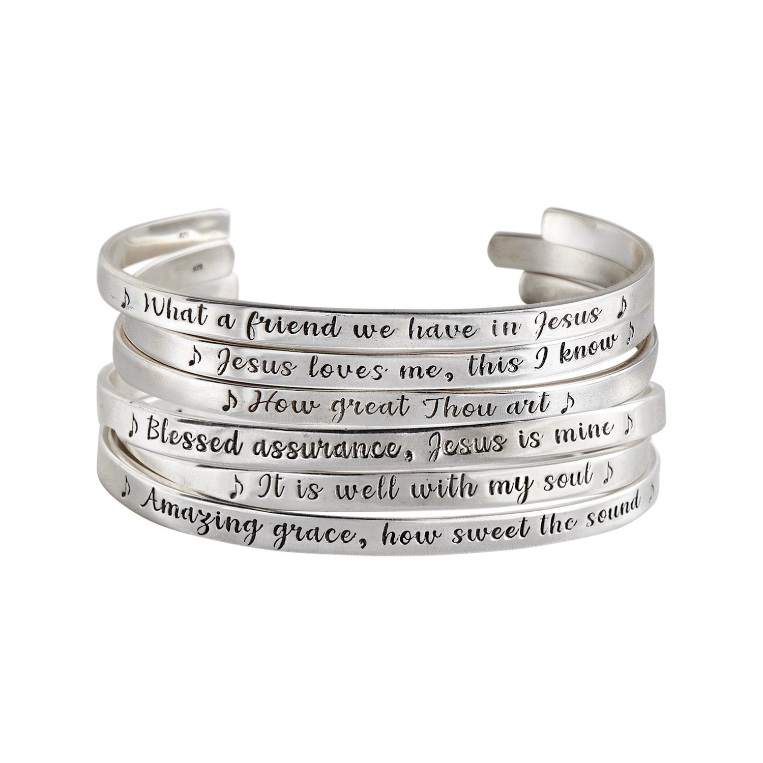 Hymns Cuff Bracelets