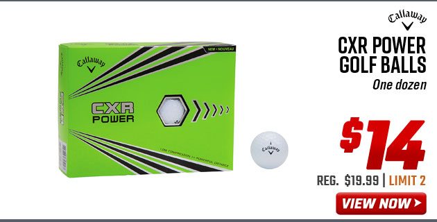 Callaway CXR Power Golf Balls