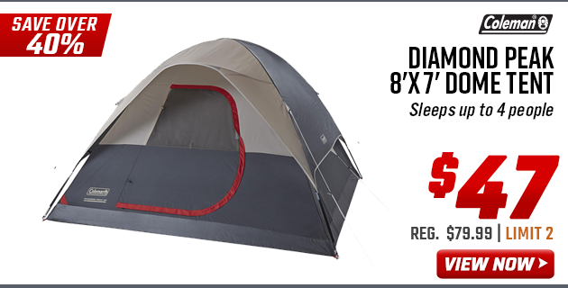 Coleman Diamond Peak 8'x7' Dome Tent