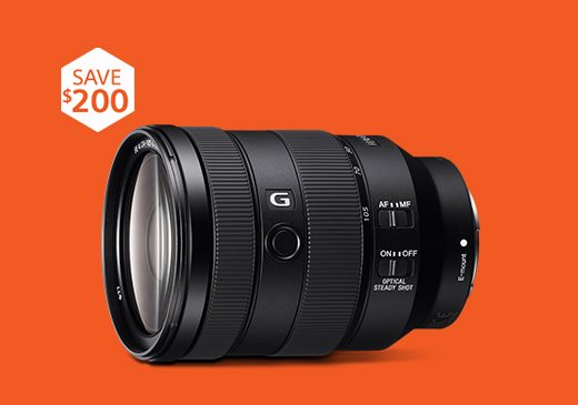 SAVE $200: FE 24-105mm f/4 G OSS Lens