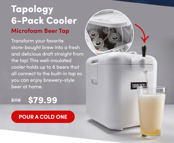 Tapology 6-Pack Cooler | Pour A Cold One 