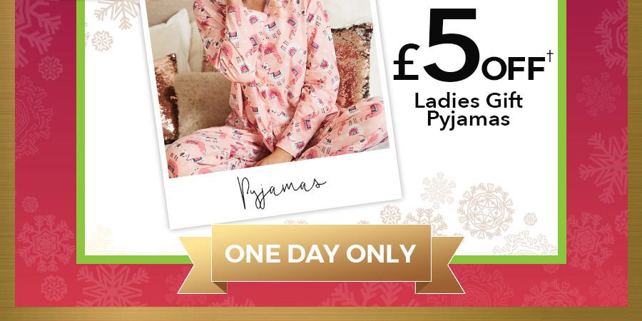 £5 off Ladies Gift Pyjamas