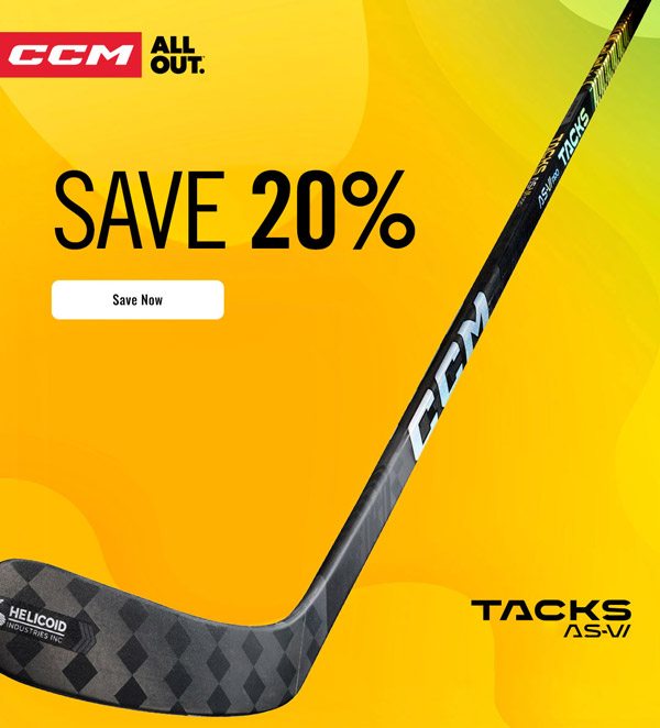 CCM Tacks AS-VI Hockey Sticks: Save 20%