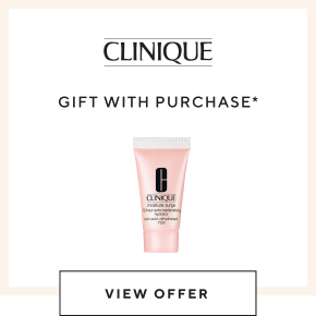 Receive the new Clinique Moisture Surge 72-Hour Auto-Replenishing Hydrator 7ml when you purchase any two Clinique products