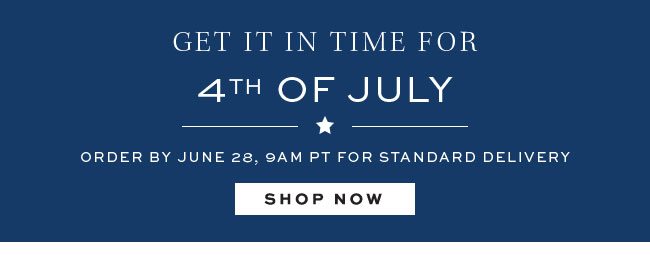 GET IT IN TIME FOR 4TH OF JULY