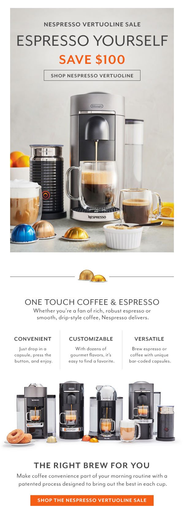 Nespresso Vertuoline Sale