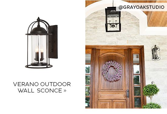 Verano Outdoor Wall Sconce