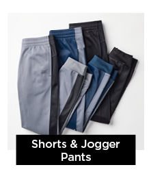 shop mens shorts and jogger pants