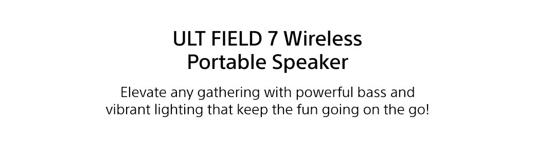 ULT FIELD 7 Wireless Portable Speaker