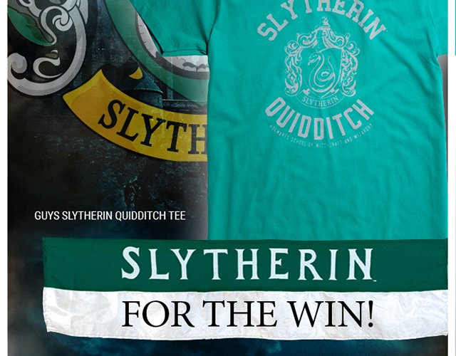 Harry Potter Slytherin Quidditch Tee