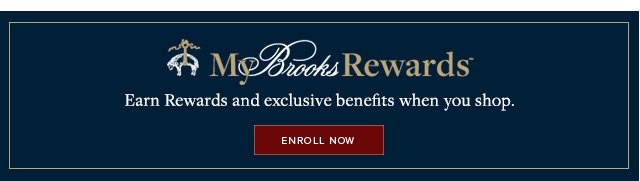 MY BROOKS REWARDS | ENROLL NOW