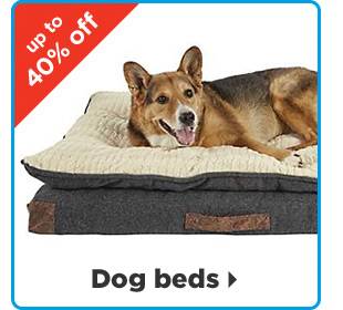 Up to 40% off dog beds