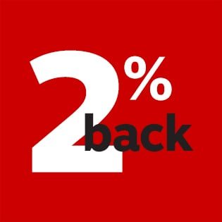 2% back in rewards online