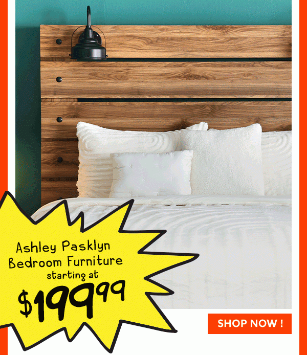 Ashley Pasklyn Bedroom Furniture