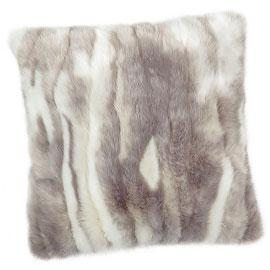 Marble Faux Fur Cushion