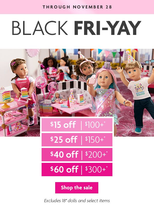 BLACK FRI-YAY - Shop the sale