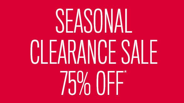 75% off Clearance