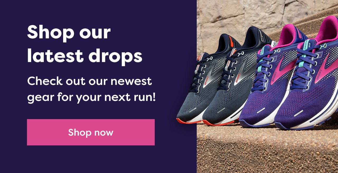 Shop our latest drops | Check out our newest gear for your next run! | Shop now