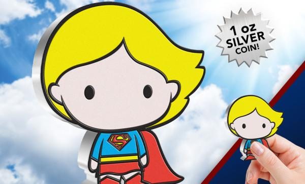 Supergirl 1oz Silver Coin Silver Collectible by New Zealand Mint