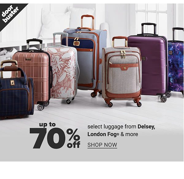 Up to 70% off select Luggage - Shop Now