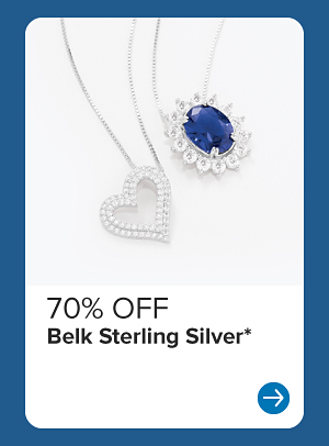 70% OFF Belk Sterling Silver*