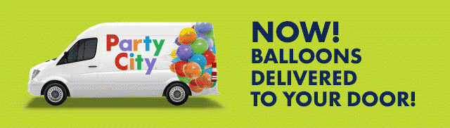 NOW! Balloons delivered to your door!