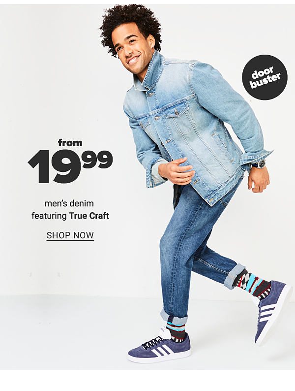 From 19.99 Men's Denim - Shop Now