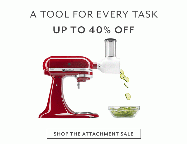 Shop The Attachment Sale