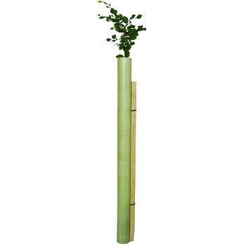Ventilated protection gives young trees a chance to acclimate while protecting from wildlife 