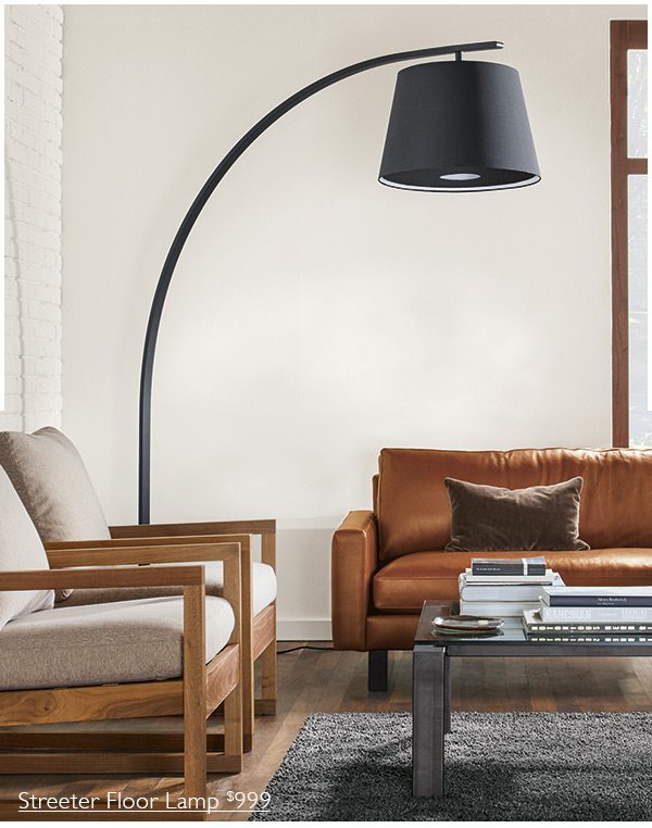 room and board streeter floor lamp