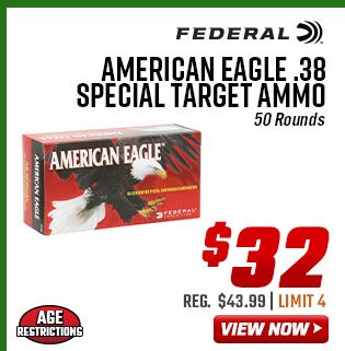 Federal American Eagle .38 Special Target Ammo