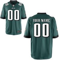 Men's Philadelphia Eagles Nike Midnight Green Custom Game Jersey