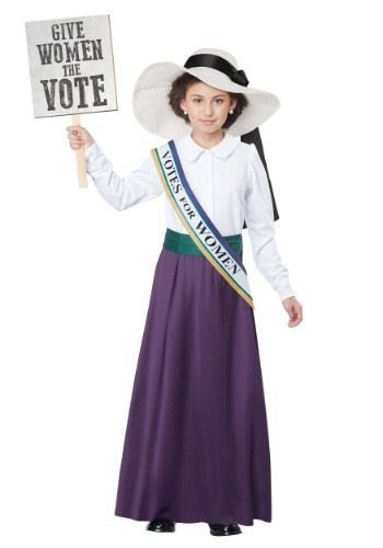 Girls American Suffragette 1920's Costume