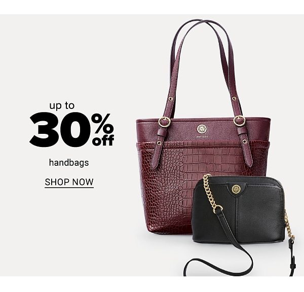 Up to 30% off Handbags - Shop Now