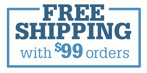 Free Shipping with $99 orders