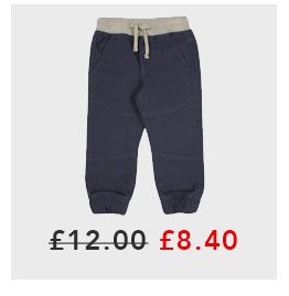 Younger Boys Blue Pull On Trousers