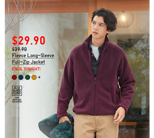 PDP5- MEN FLEECE LONG-SLEEVE FULL-ZIP JACKET