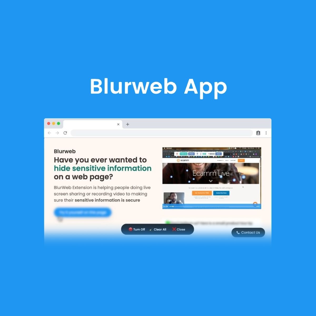 Lifetime access to Blurweb App